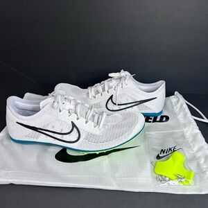 Nike Zoom Mamba 6 White Black Spruce Spikes DR2733-102 Men's Size 6.5 Women’s 8